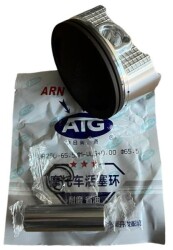 AGK PİSTON SET 200cc 65.50mm PİN:15 ATG TEK SEKMANLI - 1