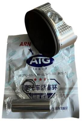 AGK PİSTON SET 200cc 65.50mm PİN:15 ATG TEK SEKMANLI - 1
