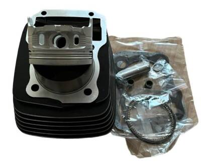 AGK SİLİNDİR 150cc 62mm PİN:13 SİYAH ÇITA - 1